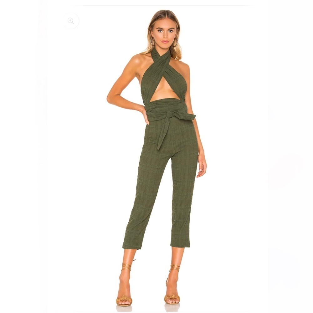 REVOLVE TULAROSA Jamie Jumper IN Moss Green Size L